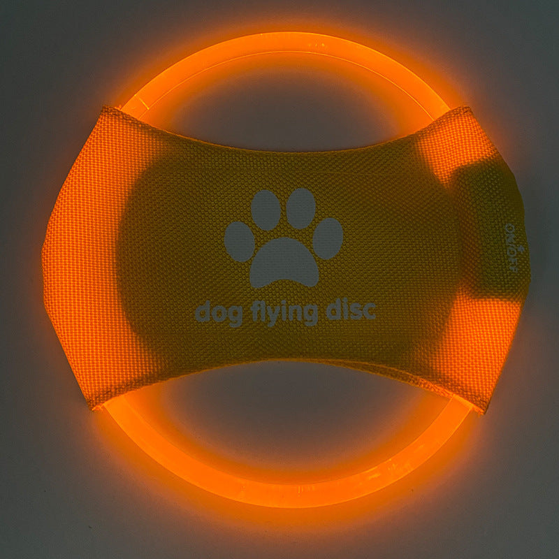Dog Flying Discs LED LuminousTrainning Interactive Toys