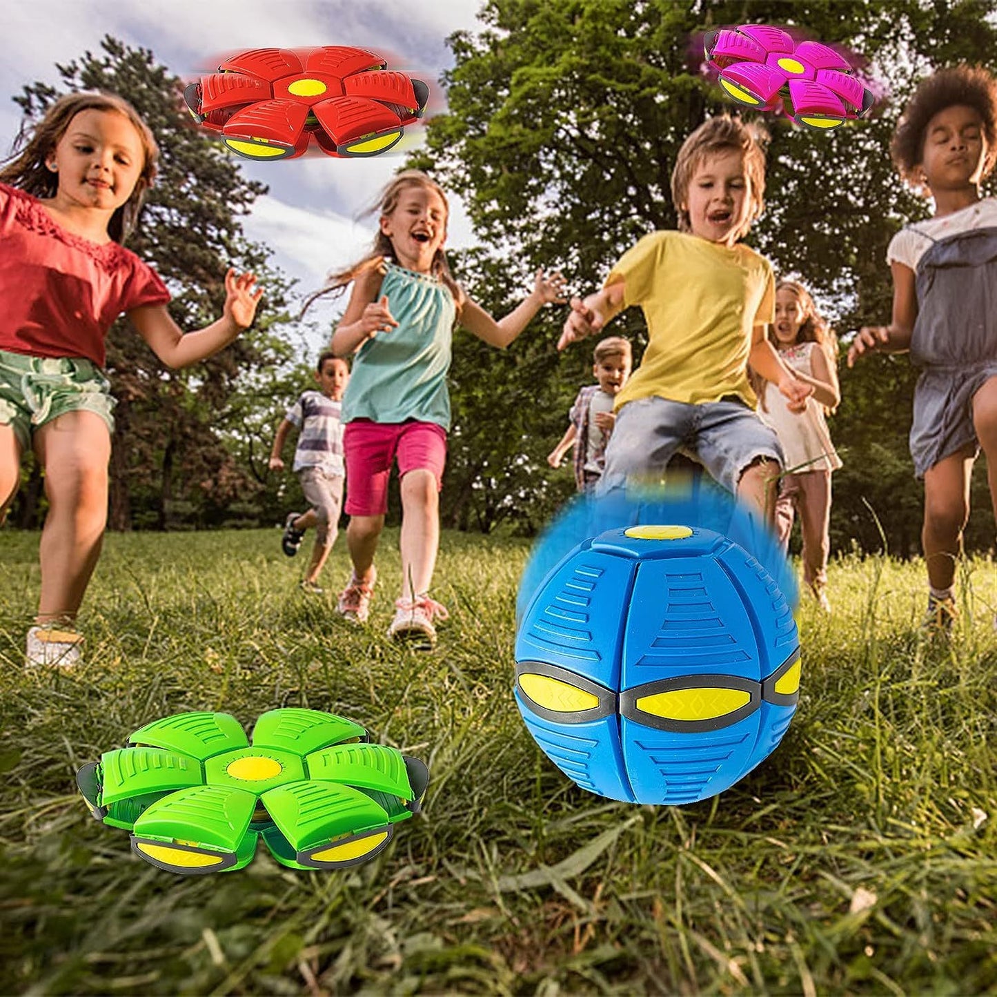 Pet 6 Lights Flying Saucer Ball