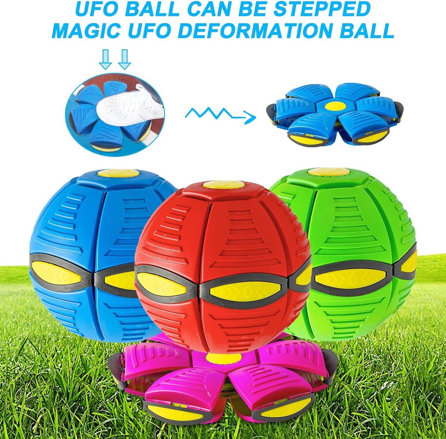 Pet 6 Lights Flying Saucer Ball