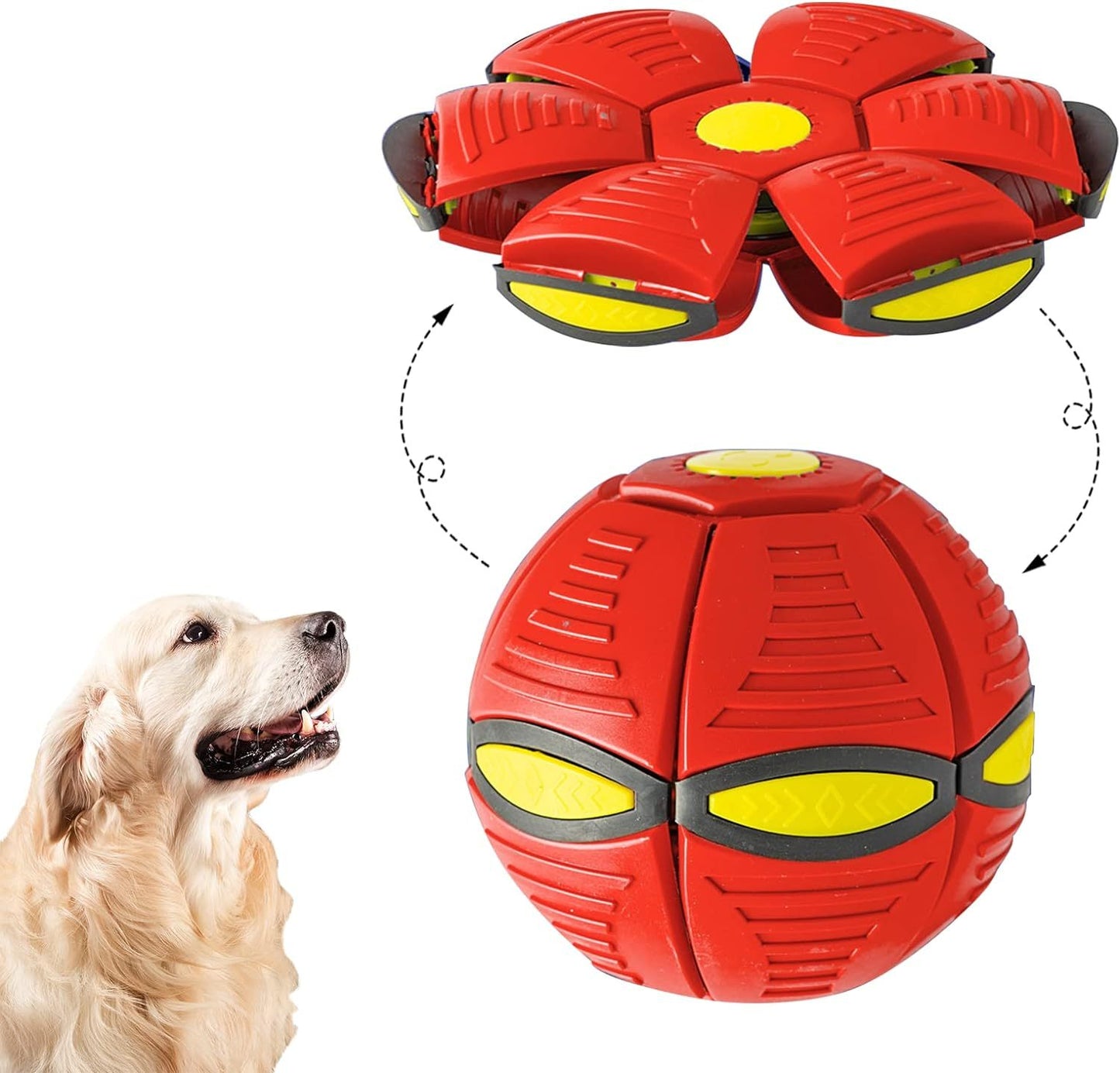 Pet 6 Lights Flying Saucer Ball