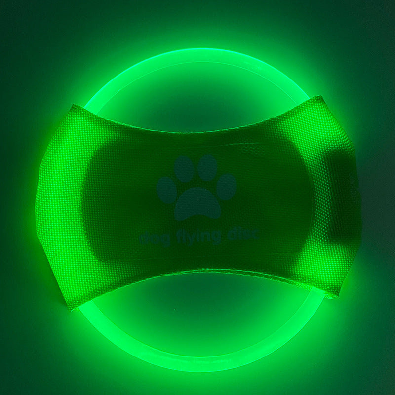 Dog Flying Discs LED LuminousTrainning Interactive Toys