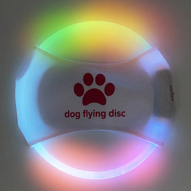 Dog Flying Discs LED LuminousTrainning Interactive Toys