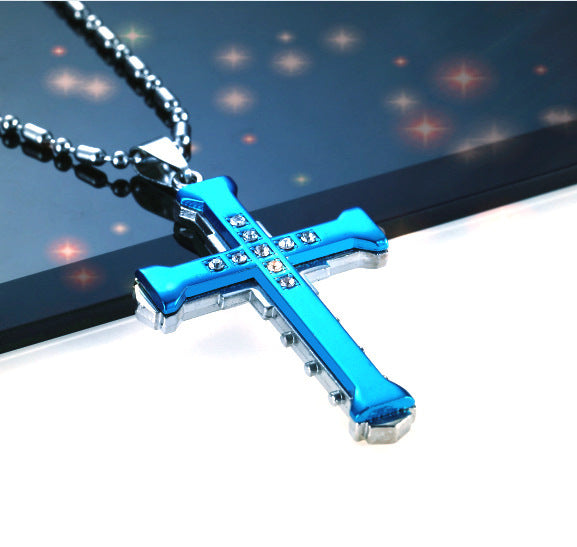 European And American Cross Necklace